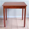 LIBEROSHOPPING Tavolo fisso in legno con gamba Tonda RISTORANTE misura 80x80 CILIEGIO