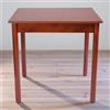 LIBEROSHOPPING Tavolo fisso in legno con gamba Tonda RISTORANTE misura 90x90 CILIEGIO