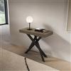 LIBEROSHOPPING Consolle allungabile Libo Small - Tortora gambe antracite 90x40/196 cm