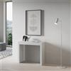 Itamoby Consolle allungabile ROXELL Bianco Frassino 90x40/196 cm