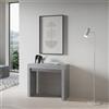 Itamoby Consolle allungabile ROXELL Cemento 90x40/196 cm