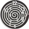 LIBEROSHOPPING Orologio da parete rotondo D30 cm in legno laminato RSN - SPIRALE