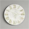 LIBEROSHOPPING Orologio HAROLD rotondo D60 cm in legno rivestito con parato Oro