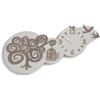 LIBEROSHOPPING Orologio in legno laminato da parete 80x40 cm RONDINI TRS