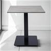 LIBEROSHOPPING Tavolo pub ristorante bar quadrato 70x70 cm con piano laminato Cemento H 75