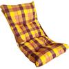 LIBEROSHOPPING Cuscino imbottito per poltrona relax sdraio o dondolo - Giallo