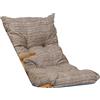 LIBEROSHOPPING Cuscino imbottito per poltrona relax sdraio o dondolo - Tortora