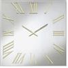 LIBEROSHOPPING Orologio quadrato in cristallo Chiaro e numeri Oro 80x80 cm - ROGER