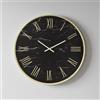 LIBEROSHOPPING Orologio rotondo D40 cm in kerlite Nero con dettagli Oro BLAISE