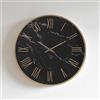 LIBEROSHOPPING Orologio rotondo D40 cm in kerlite Nero con dettagli Rame BLAISE