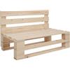 LIBEROSHOPPING Divano pallet in legno abete 100x61 cm per giardino veranda o taverna