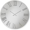 LIBEROSHOPPING Orologio rotondo D60 cm in cristallo Chiaro e numeri Argento - TIWAR
