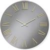 LIBEROSHOPPING Orologio rotondo D60 cm in cristallo Fumè e numeri Oro - TIWAR
