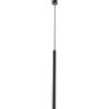 Ondaluce Lampada a sospensione TUBE in metallo D3 cm con fonte luminosa a LED NERO