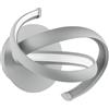 Ondaluce Lampada applique 22x20 cm LUMEN a LED in metallo Silver