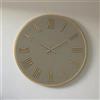 LIBEROSHOPPING Orologio rotondo D80 cm in Laminam Tortora con dettagli Rame LAZARUS