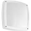 Ondaluce Lampada applique per esterni 30x30 cm PARIS in alluminio Bianco