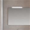 LIBEROSHOPPING Lampada da bagno LED Vittoria 40 cm installabile su specchio finitura cromo