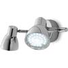 LIBEROSHOPPING Lampada da parete faretto 32 cm LED 3W 3000K diffusori orientabili PUNTO a 2 luci