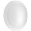 Ondaluce Lampada da parete per esterni grado IP65 luce E27- BASE Bianco D30 cm