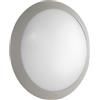 Ondaluce Lampada da parete per esterni grado IP65 luce E27- BASE Silver D30 cm