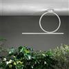 Ondaluce Lampada plafoniera da soffitto LED 42W- moderno ACROBAT 50 Silver