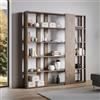 Itamoby Libreria 178x204h cm a parete in legno Noce - KATO D