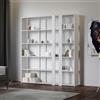 Itamoby Libreria 178x204h cm in legno Bianco Frassino con 6 ripiani - KATO A