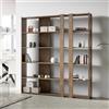 Itamoby Libreria a parete in legno Noce 178x204h cm - KATO C
