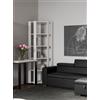 Itamoby Libreria ad angolo in legno Bianco Frassino 60x204h cm - KATO B