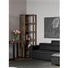 Itamoby Libreria ad angolo in legno Noce 60x204h cm - KATO B