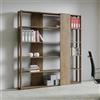 Itamoby Libreria con 6 ripiani in legno Noce 178x204h cm - KATO B