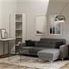 Itamoby Libreria in legno ad angolo Bianco Frassino 60x204h cm - KATO A