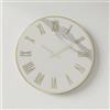 LIBEROSHOPPING Orologio ZEPHYR rotondo D60 cm in kerlite Avorio con dettagli Oro