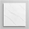 LIBEROSHOPPING Piano per tavolo quadrato in pietra effetto marmo Bianco 80x80 cm