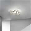 Ondaluce Plafoniera Led ROSE dimmerabile in metallo verniciato Oro D64 cm