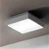 Ondaluce Plafoniera per esterni 30x30 cm in Abs Grigio PICCA