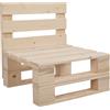 LIBEROSHOPPING Poltrona divano pallet 80x61 cm legno abete rustico per giardino bar o taverna
