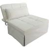 LIBEROSHOPPING Pouf Poltrona trasformabile in letto GARDENIA in tessuto BEIGE