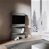 Itamoby Mobile porta TV con foro passacavi 100x170h cm Antracite Spatolato - LOKI B