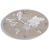 LIBEROSHOPPING Orologio da parete in legno laminato PLANISFERO2 70x45 cm BRC
