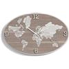 LIBEROSHOPPING Orologio da parete in legno laminato PLANISFERO2 70x45 cm TRS