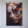 LIBEROSHOPPING Quadro moderno donna mascherata su tela 60x90 cm verticale