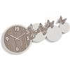 LIBEROSHOPPING Orologio da parete legno laminato moderno 80x40 TRS - FARFALLE 2