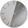 LIBEROSHOPPING Orologio da parete MACK rotondo D60 cm bicolore Fumè e Argento