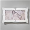 LIBEROSHOPPING Quadro su tela moderno 50x120 cm con cornice in pelle Bianca Sacra Famiglia