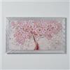 LIBEROSHOPPING Quadro su tela moderno 72X132 cm tema Albero Della Vita con cornice in legno decorata