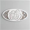 LIBEROSHOPPING Sacra famiglia capezzale 59x119 cm in legno laminato
