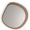 Capodarte Specchio sagomato 45x46 cm FILL con cornice Bronzo