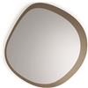 Capodarte Specchio sagomato 88x90 cm FILL con cornice Bronzo